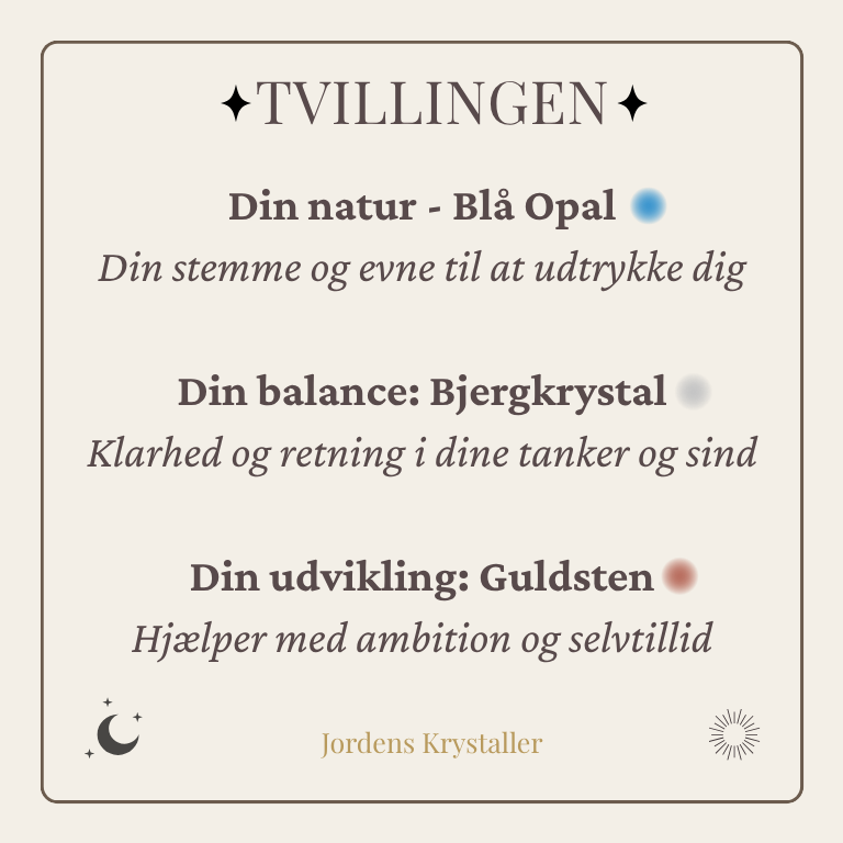 Tvilling Stjernetegnssæt - Billede 5