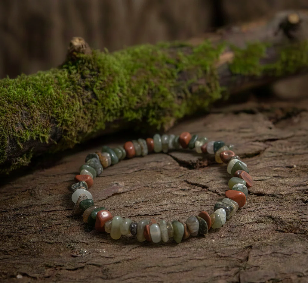 mosagat-chips-armbaand-krystaller-on-wood