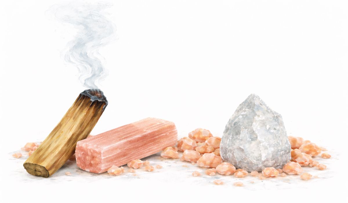 Dette rensesæt er sammensat til dig, der ønsker en grundig og blid metode til at rense krystaller, tarot- og orakelkort, smykker samt energien i dit hjem og din egen krop.