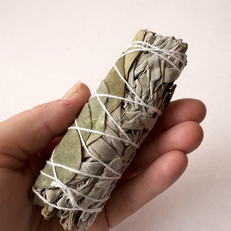 Hvid Salvie med Eukalyptus - Billede 2