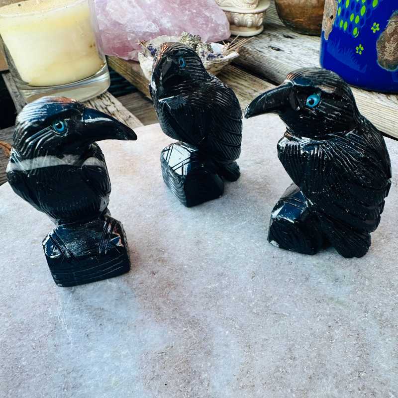 Sort Obsidian Ravn - Billede 2